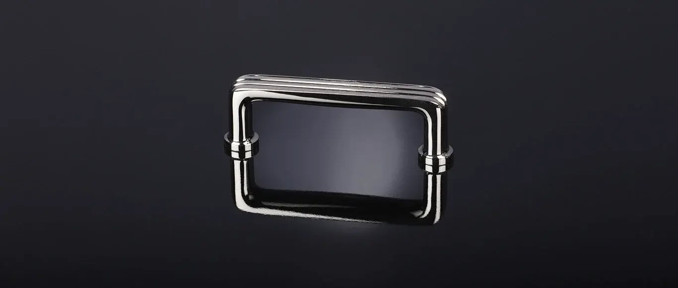 Fluted cabinet knob by G.Bonomi