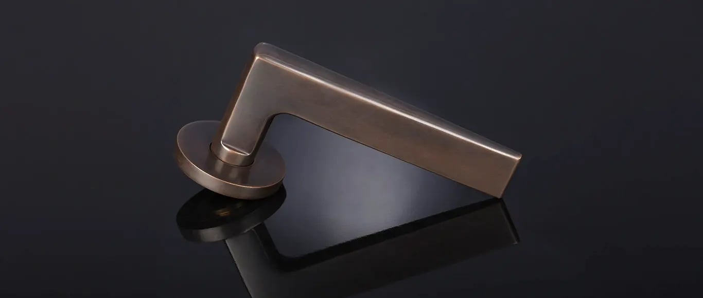 Milled lever handle by Frank Allart