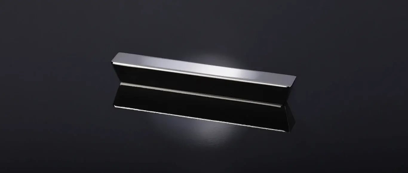 Trapezoid profile bar handle by Opitome