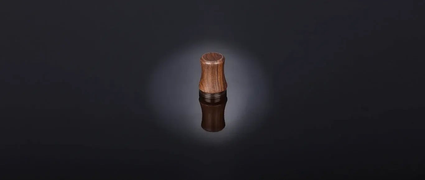 Woldon designed walnut and bronze cabinet knob by Opitome